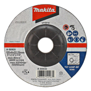 Диск карбофлексен за шлайфане Makita на метал  125 мм, 22.2 мм, 6 мм, A-80933 - product - 001 MKT1683