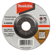 Диск карбофлексен за шлайфане Makita на неръждаема стомана  125 мм, 22.23 мм, 6 мм - product - 001 MKT1727