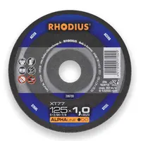 Диск карбофлексен за рязане Rhodius на метал  125 мм, 1 мм, 22.23 мм, XT77