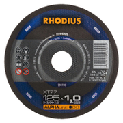 Диск карбофлексен за рязане Rhodius на метал  115 мм, 22.23 мм, 1 мм, XT77 - product - 001 RDS2059