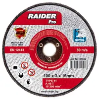 Диск карбофлексен за рязане Raider на метал  100 мм, 3 мм, 16 мм