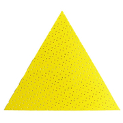 Шкурка за ротационен шлайф Useit с велкро, триъгълна  300x300x300 мм, P180, SuperPad - product - 001 TBL1211