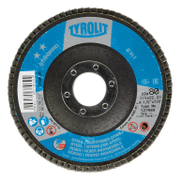 Ламелен диск за шлайфане Tyrolit на метал и неръждаема стомана  115 мм, 22.23 мм, P80, прав, Standard** 2in1 - product - 001 TRT 035