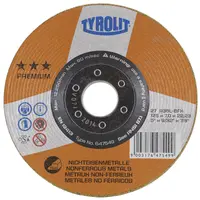 Диск карбофлексен за шлайфане Tyrolit на алуминий  125 мм, 22.23 мм, 7 мм, Premium*** DS840