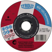 Диск карбофлексен за рязане Tyrolit на неръждаема стомана  125 мм, 22.2 мм, 1 мм, Basic* - product - 001 TRT 867