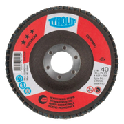 Ламелен диск за шлайфане Tyrolit на неръждаема стомана  115 мм, 22.23 мм, P40, конусен, Premium*** 2in1 - product - 001 TRT1608