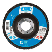 Ламелен диск за шлайфане Tyrolit на метал  125 мм, 22.23 мм, P120, конусен, Basic* - product - 001 TRT1832