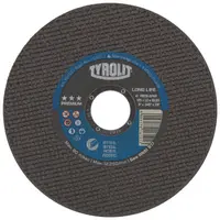 Диск карбофлексен за рязане Tyrolit на метал  125 мм, 1 мм, 22.23 мм, Premium*** Super-thin Long Life