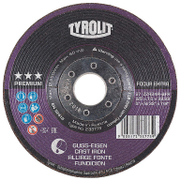 Диск карбофлексен за шлайфане Tyrolit на чугун  125 мм, 22.2 мм, 7 мм, Premium*** Focur Extra - product - 001 TRT2324