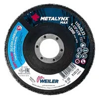 Диск за полиране Weiler от филц за ъглошлайф  115х22.2 мм, P80, Metalynx