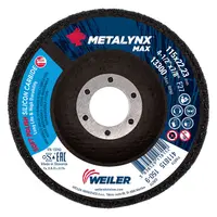 Диск за полиране Weiler от филц за ъглошлайф  115х22.2 мм, P150, Metalynx