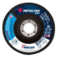 Диск за полиране Weiler от филц за ъглошлайф  115х22.2 мм, P400, Metalynx