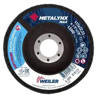 Диск за полиране Weiler от филц за ъглошлайф  115х22.2 мм, P600, Metalynx