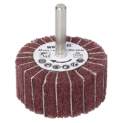 Четка роторна за бормашина Wolfcraft с ламели от шкурка и скочбрайт  50 мм, 25 мм, 6 мм, P150 - product - 001 WLF 100