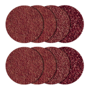 Шкурка Wolfcraft за ъглошлайф  50 мм, P120, P40, P60, P80, 8 бр. - product - 001 WLF2613