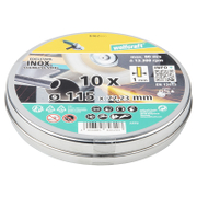 Диск карбофлексен за рязане Wolfcraft на неръждаема стомана  115 мм, 22.23 мм, 1 мм, 10 бр. - product - 001 WLF2774