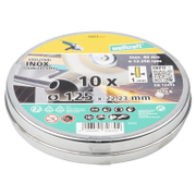 Диск карбофлексен за рязане Wolfcraft на неръждаема стомана  125 мм, 22.23 мм, 1 мм, 10 бр. - product - 001 WLF2775