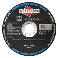 Диск карбофлексен за рязане Wurth на метал  125 мм, 1 мм, 22, мм, Workshop Steel