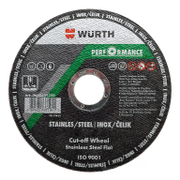 Диск карбофлексен за рязане Wurth на неръждаема стомана  230 мм, 22.23 мм, 2 мм, Performance Inox - product - 001 WUR2733