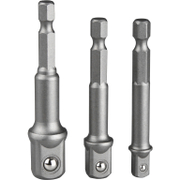 Адаптор преход за вложки HiKOKI - Hitachi комплект шестостен - квадрат  3 бр., 1/4 х 3/8 х 1/2, 50 мм - product - 002 HTC 175