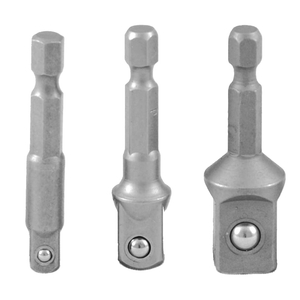 Адаптор преход за вложки Projahn комплект шестостен - квадрат 1/4" х 3/8" х 1/2", 3 бр., 50 мм