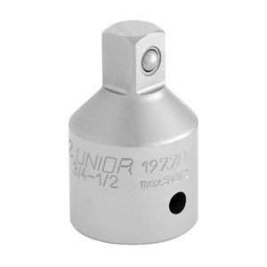Адаптор преход за вложки Unior квадрат - квадрат 3/4" х 1/2", 54 мм, 197.7/1