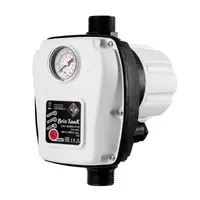 Електронен пресостат за помпа Italtecnica с автоматичен рестарт  1500 W, 10 bar, 100-350 kPa, 1", Brio Tank
