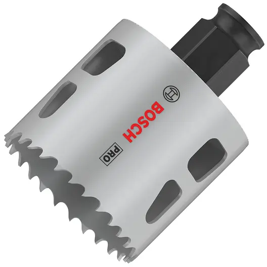 Боркорона универсална Bosch със захват Power Change Plus  52x44 мм, PRO Multi Material PC Plus