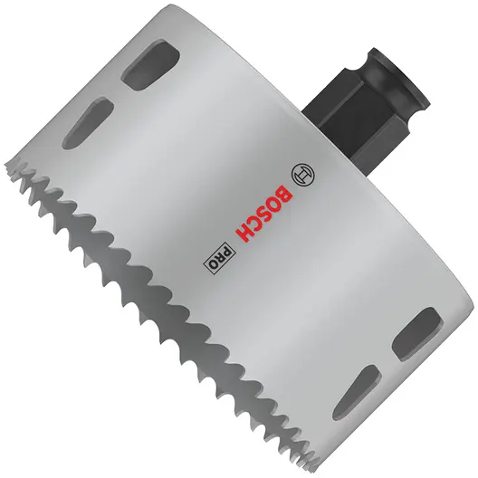 Боркорона универсална Bosch със захват Power Change Plus  92x44 мм, PRO Multi Material PC Plus