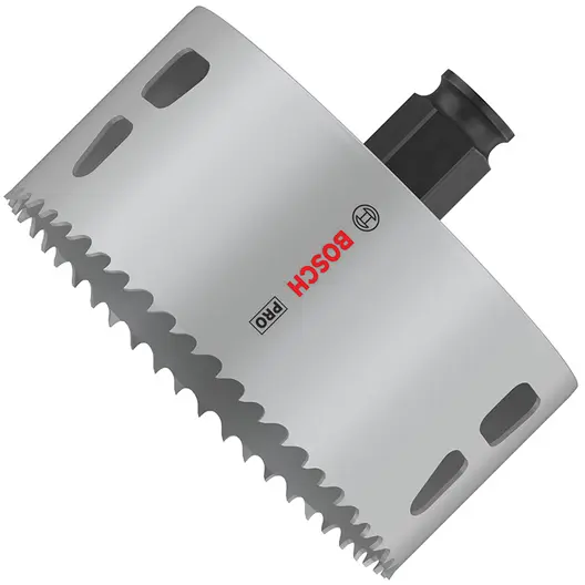 Боркорона универсална Bosch със захват Power Change Plus  98x44 мм, PRO Multi Material PC Plus
