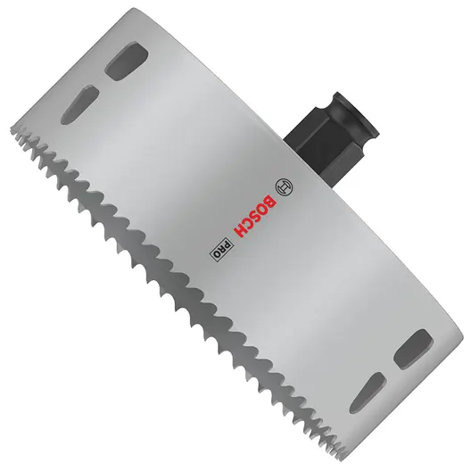 Боркорона универсална Bosch със захват Power Change Plus  133x44 мм, PRO Multi Material PC Plus