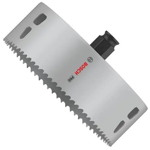 Боркорона универсална Bosch със захват Power Change Plus  140x44 мм, PRO Multi Material PC Plus
