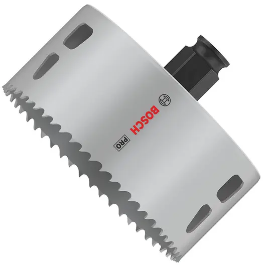 Боркорона универсална Bosch със захват Power Change Plus  102x44 мм, PRO Multi Material PC Plus