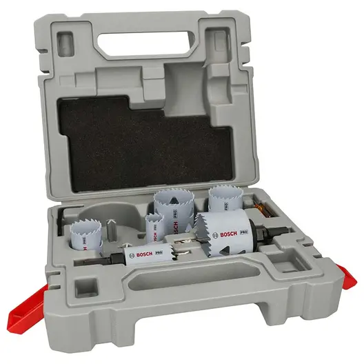 Боркорона универсална Bosch BiM с резба комплект 22, 29, 35, 44, 51, 64х44 мм, 12 бр., PRO Multi Material