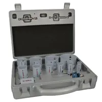 Боркорона универсална Bosch със захват Power Change Plus комплект 19, 22, 25, 29, 35, 38, 44, 51, 57, 64, 76х44 мм, 14 бр., PRO Multi Material PC Plus