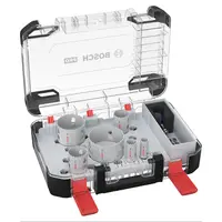 Боркорона универсална Bosch със захват Power Change Plus комплект 19, 25, 38, 44, 68, 83х44 мм, 9 бр., PRO Multi Material PC Plus