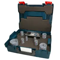 Боркорона универсална Bosch със захват Power Change Plus комплект 22, 25, 30, 35, 40, 51, 68, 83х44 мм, 11 бр., PRO Multi Material PC Plus