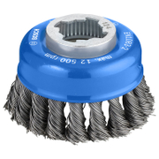 Четка чашковидна за ъглошлайф Bosch от стоманена усукана тел  ф 75 мм, 0.5 мм, PRO Metal heavy X-Lock - product - 003 BSH2790