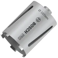 Боркорона за зидария Bosch с диамантени сегменти и резба G 1/2"  107x150 мм, PRO Core Cutter dry