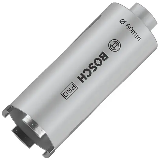 Боркорона за зидария Bosch с диамантени сегменти и резба G 1/2"  60x150 мм, PRO Core Cutter dry