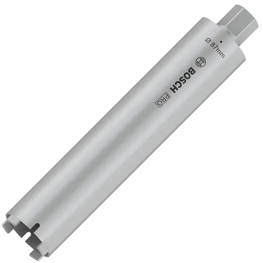 Боркорона за зидария Bosch с диамантени сегменти и резба UNC 1 1/4"  87x400 мм, PRO Core Cutter dry
