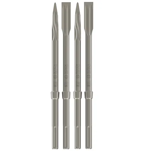 Шило за къртач Bosch с SDS-max опашка комплект със секачи  400 мм, 4 бр., PRO SDS max-5C