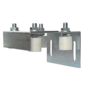 Водач на плъзгаща врата Estebro горен с ролки  поцинкована стомана, 220х166/222х55/110 мм - product - 003 ETB 100