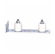 Водач на плъзгаща врата Estebro долен с ролки  стомана, 220х50х45 мм, 47140 - product - 003 ETB 112