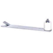 Водач на плъзгаща врата Estebro долен с ролки  стомана, 269х45 мм, 47110 - product - 003 ETB 129