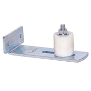 Водач на плъзгаща врата Estebro долен с ролки  стомана, 156х50х45 мм, 47130 - product - 003 ETB 130