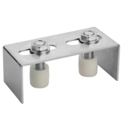 Водач на плъзгаща врата Estebro горен с ролки  поцинкована стомана, 70х155х65 мм, 161 - product - 003 ETB 131