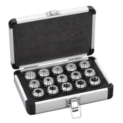 Цанга Fervi за струг комплект 15 бр. ER, DIN 6499, 25, 2-16 мм, ER - product - 003 FRV 104