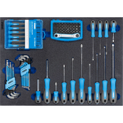 Подложка Fervi с комплект инструменти за шкаф комплект с инструменти 18 бр., 565x405x33 мм, TM01/063 - product - 003 FRV2556