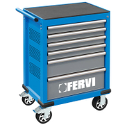 Шкаф Fervi метален подвижен  770x460x985 мм, 165 кг, син, C960/F6 - product - 003 FRV3152